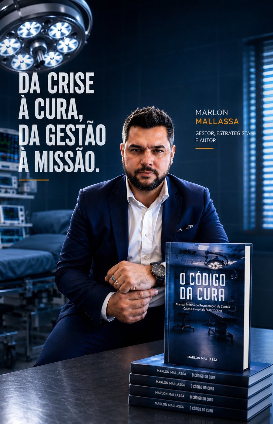 Capa do livro O Código da Cura, de Marlon Mallassa